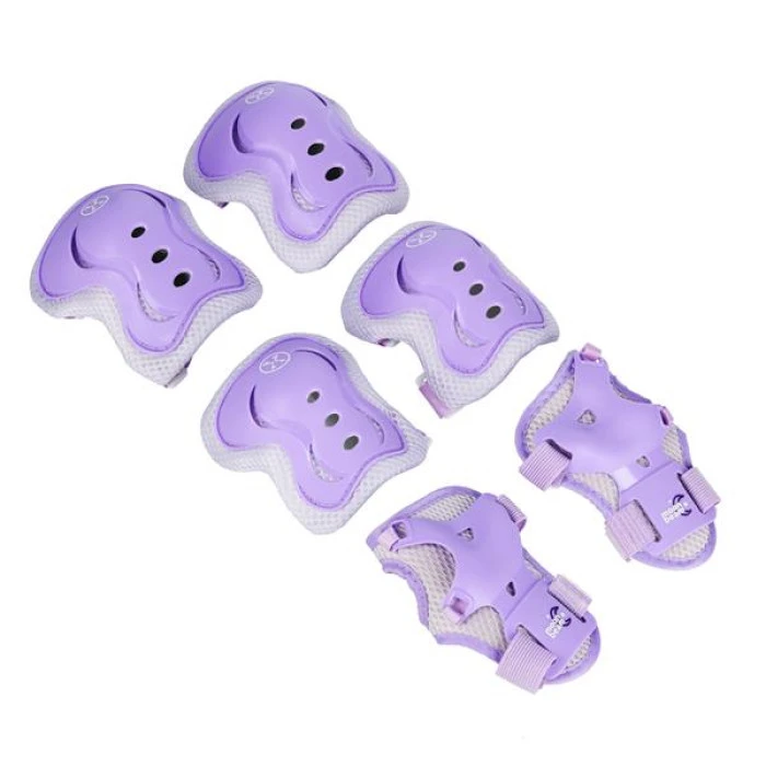 Роликові ковзани з комплектом захисту NILS EXTREME Moonbeam NA0189 розмір L 39-42, фіолетові