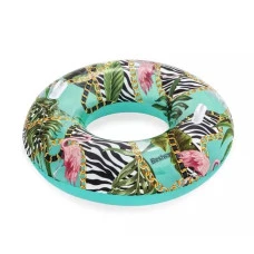 Коло надувне для плавання Bestway 36302 Квіти та фламінго, 114 см