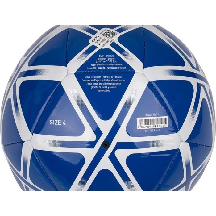 М'яч футбольний Adidas Starlancer Club IP1649 розмір 5, синій