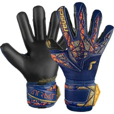 Перчатки вратарские Reusch Attrakt Gold X 5470945 4411 г.10, сине-желтый