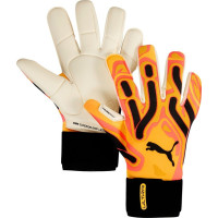 Перчатки вратарские Puma Ultra Ultimate Hybrid Sun 41858 09 р.10,5, оранжево-белые