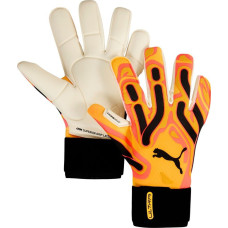 Перчатки вратарские Puma Ultra Ultimate Hybrid Sun 41858 09 р.10,5, оранжево-белые