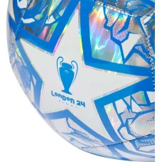 М'яч футбольний Adidas UCL Training IN9326 розмір 5, біло-сірий
