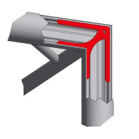 Ворота футбольные цельные с колесами SPORTPOLAND ECO GOAL 3х2 м
