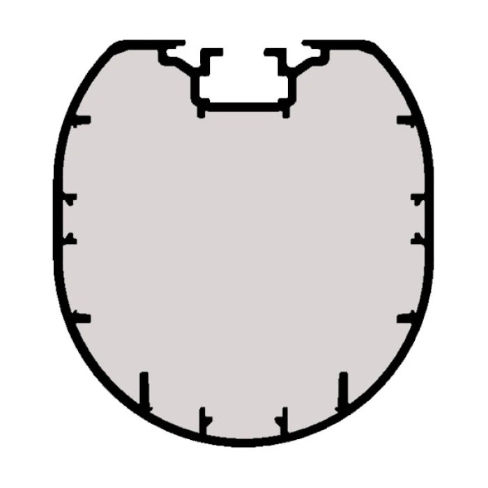 Ворота футбольные цельные с колесами SPORTPOLAND ECO GOAL 3х2 м