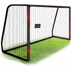Ворота футбольные Neo-Sport Dots NS-473 300 х 200 х 120 см, черно-красные