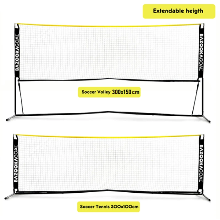 Набор волейбольный мяч BazookaGoal Soccer Tennis 300x100 см