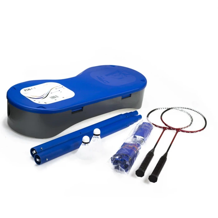 Набір 2в1 NILS ZSB2 + 2 ракетки + 3 волани + чохол, синій