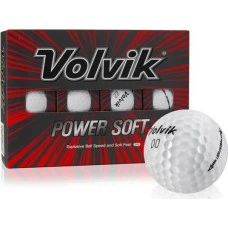 Мячи для гольфа Volvik Power Soft 12 шт, белые