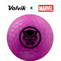 Мячи для гольфа Volvik Marvel Black Panther 4 шт., черно-фиолетовые.