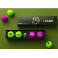 Мячи для гольфа Volvik Marvel Hulk 4шт, зелено-фиолетовые