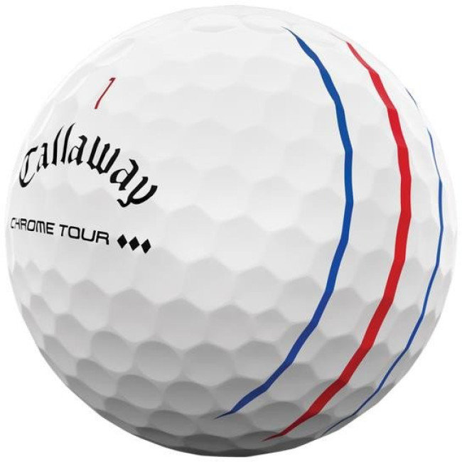 Мячи для гольфа Callaway Chrome Tour Triple Diamond 2025 12 шт, белые