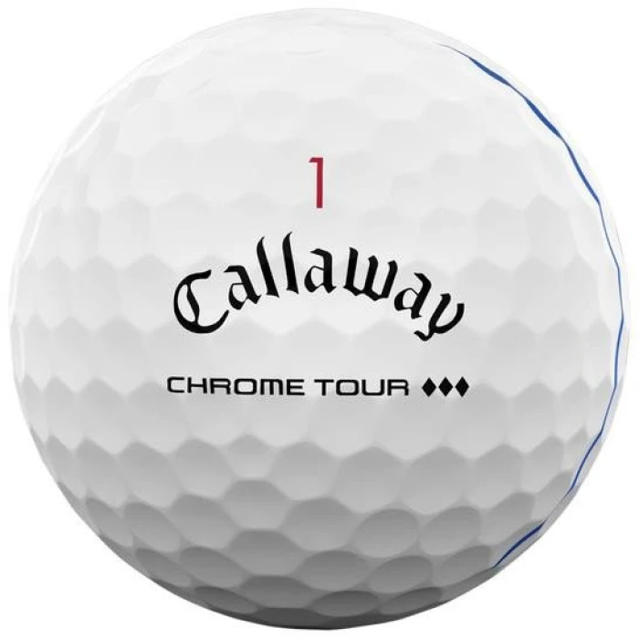 М'ячі для гольфу Callaway Chrome Tour Triple Diamond 2025 12 шт, білі