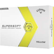 Мячи для гольфа Callaway Supersoft 2023 12 шт, желтые
