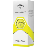 М'ячі для гольфу Callaway Supersoft 2023 12 шт, жовті