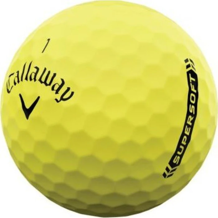 М'ячі для гольфу Callaway Supersoft 2023 12 шт, жовті