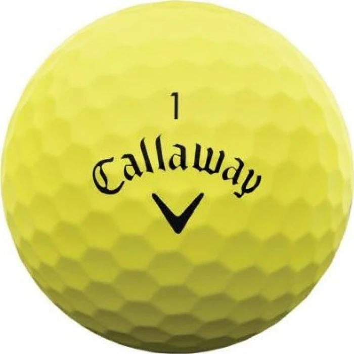 М'ячі для гольфу Callaway Supersoft 2023 12 шт, жовті