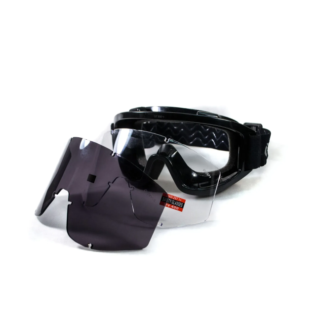 Окуляри лижні Global Vision Wind-Shield KIT Anti-Fog, змінні лінзи 2 шт.