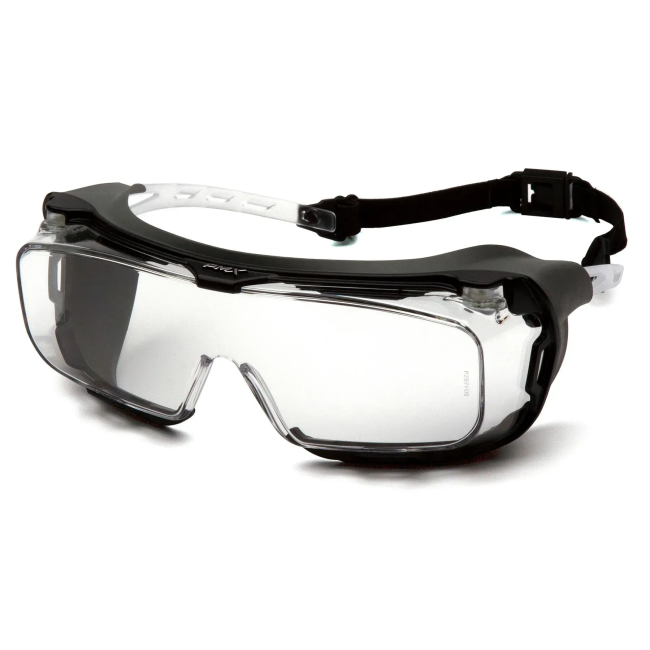 Окуляри захисні з ущільнювачем Pyramex Cappture-Plus Super Anti-Fog H2MAX, прозорі