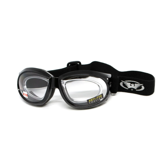 Окуляри захисні з ущільнювачем Global Vision Eliminator RX Anti-Fog, прозорі