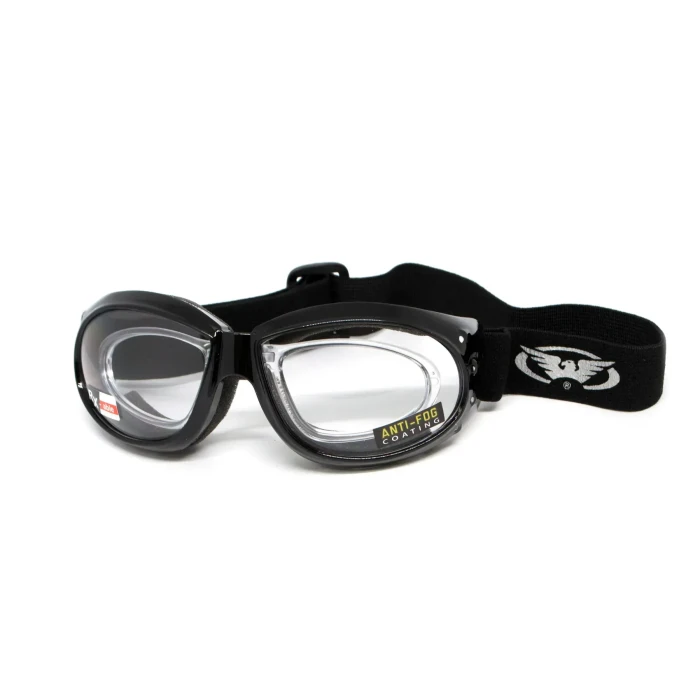 Очки защитные с уплотнителем Global Vision Eliminator RX Anti-Fog, прозрачные