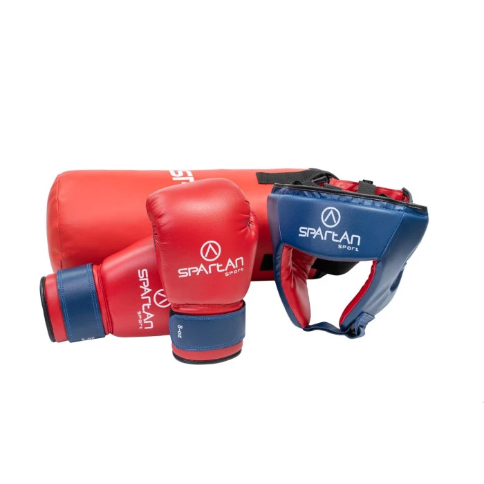Дитячий боксерський набір SPARTAN (мішок 5 кг, рукавички, шолом)