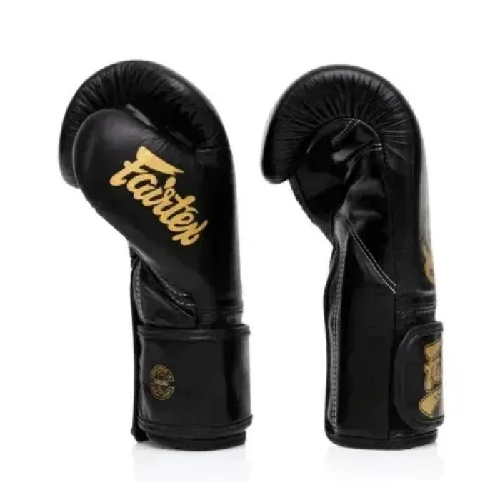 Перчатки боксерские с бинтами Fairtex BGVG1 размер 14 унций, черные