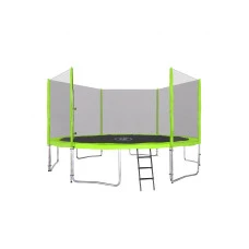 Батут SkyRamiz с наружной сеткой 14 футов 427 см зеленый
