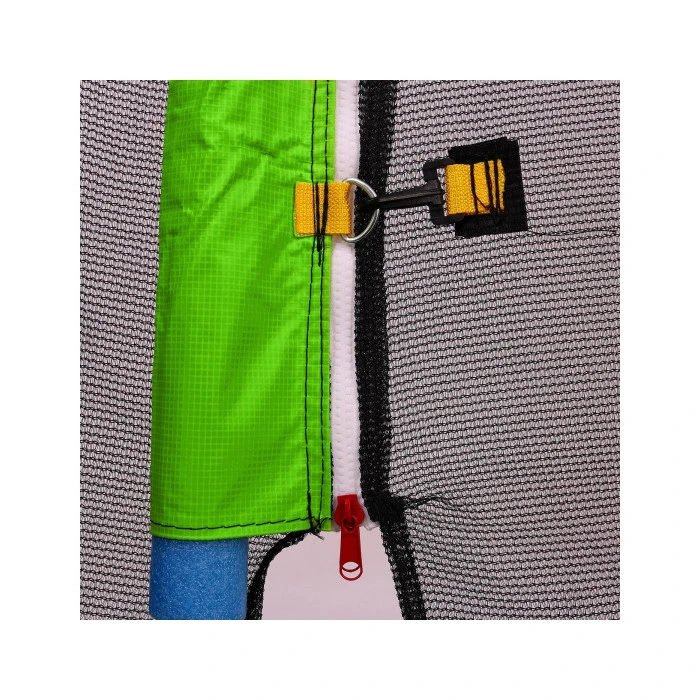 Батут SkyRamiz с наружной сеткой 14 футов 427 см зеленый