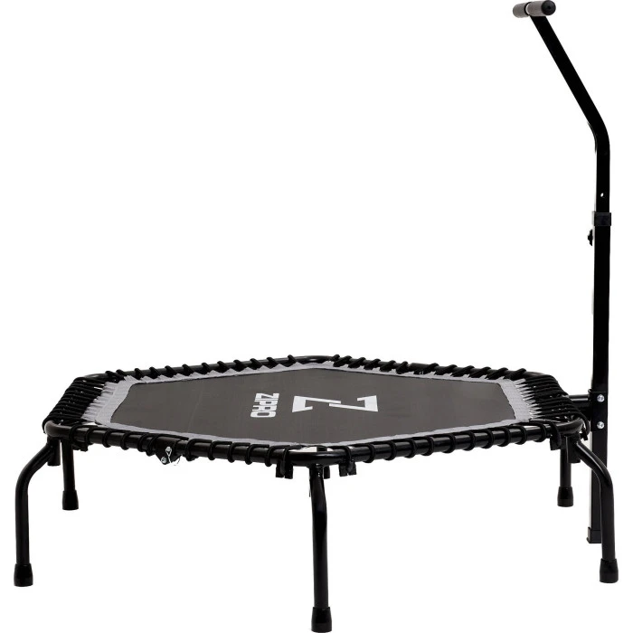 Батут для фітнесу Zipro Fitness з поручнем 4,5 фути 130 см чорний