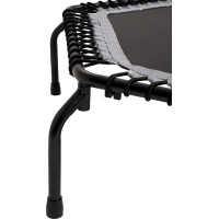 Батут для фитнеса Zipro Fitness с перилами 4,5 фута 130 см черный