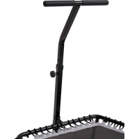 Батут для фитнеса Zipro Fitness с перилами 4,5 фута 130 см черный