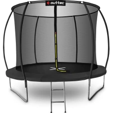 Батут OUTTEC Pumpkin с внутренней сеткой 10 футов 305 см черный