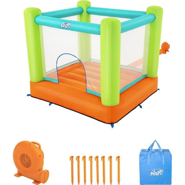 Батут надувной Jump and Soar Bouncer Bestway 53394 разноцветный