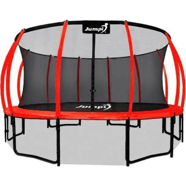 Батут Jumpi Maxy Comfort Plus с внутренней сеткой 14,5 фута 435 см красный