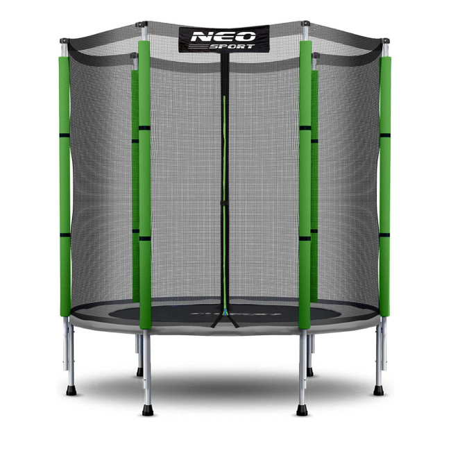 Батут Neo-Sport NS-04Z240F з зовнішньою сіткою 4,5 фути 140 см зелений Батут Neo-Sport NS-04Z240F з зовнішньою сіткою 4,5 фути 140 см зелений