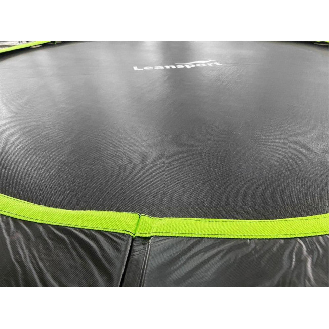 Батут Lean Sport 8346 с внутренней сеткой 14 футов 426 см черный