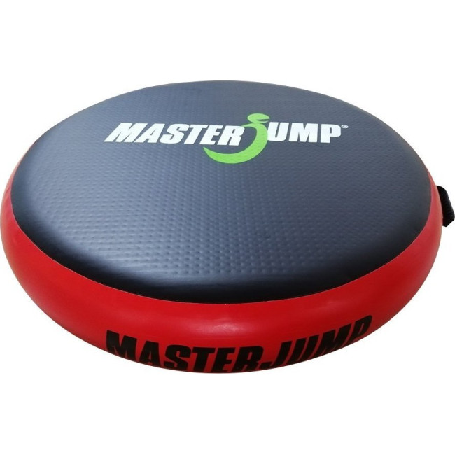 Надувной батут MASTER 8592833009227 для гимнастики 100 x 20 см красно-черный.