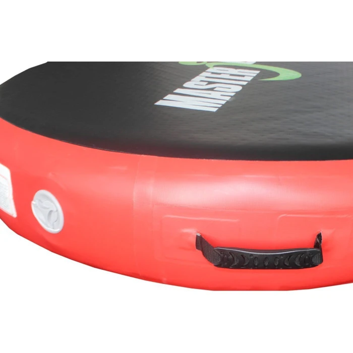 Надувной батут MASTER 8592833009227 для гимнастики 100 x 20 см красно-черный.