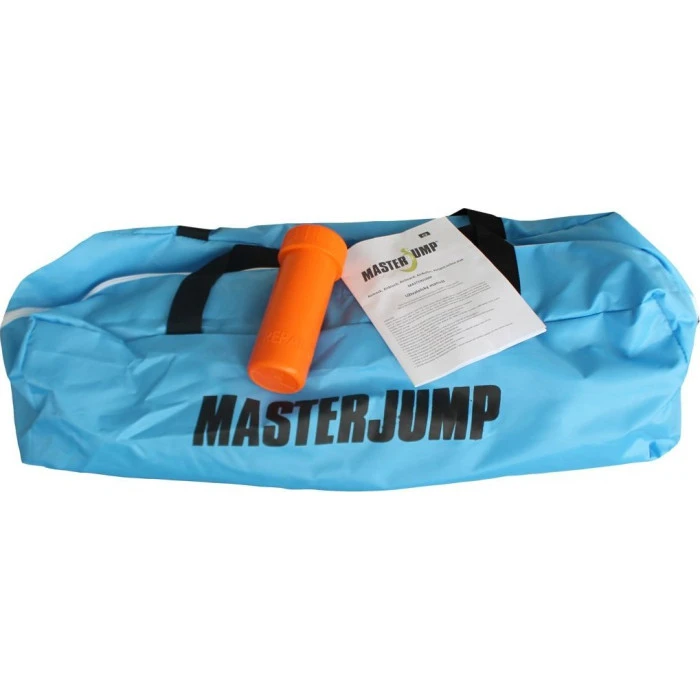 Надувной батут MASTER 8592833009227 для гимнастики 100 x 20 см красно-черный.