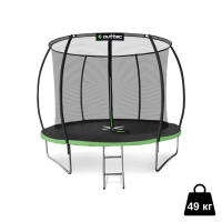 Батут OUTTEC Pumpkin з внутрішньою сіткою 10 футів 312 см чорно-зелений