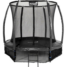 Батут Jumpi Maxy Comfort Plus с внутренней сеткой 8,5 футов 252 см черный