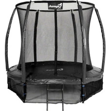 Батут Jumpi Maxy Comfort Plus с внутренней сеткой 8,5 футов 252 см черный