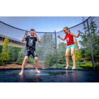 Батут THUNDER INSIDE ELITE с внутренней сеткой 6 футов 183 см черно-голубой