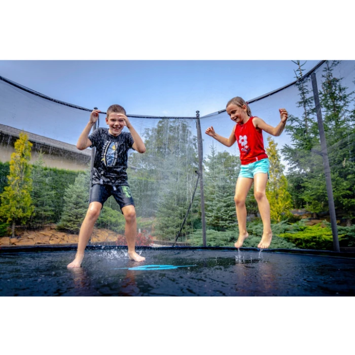 Батут THUNDER INSIDE ELITE с внутренней сеткой 6 футов 183 см черно-голубой