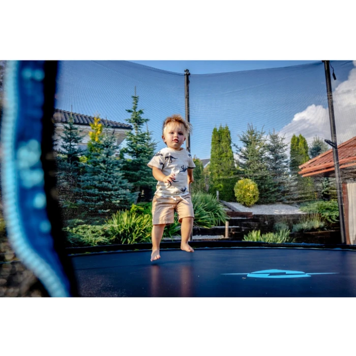 Батут THUNDER INSIDE ELITE с внутренней сеткой 6 футов 183 см черно-голубой