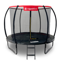 Батут inSPORTline Flea PRO с внутренней сеткой 305 см черный