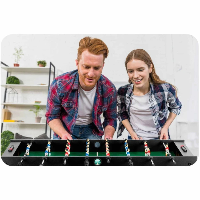 Настільний футбол Neo-Sport NS-803, 121 x 61 x 80 см - чорний