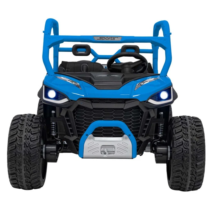 Дитяча акумуляторна машинка фермерська UTV Racing Blue