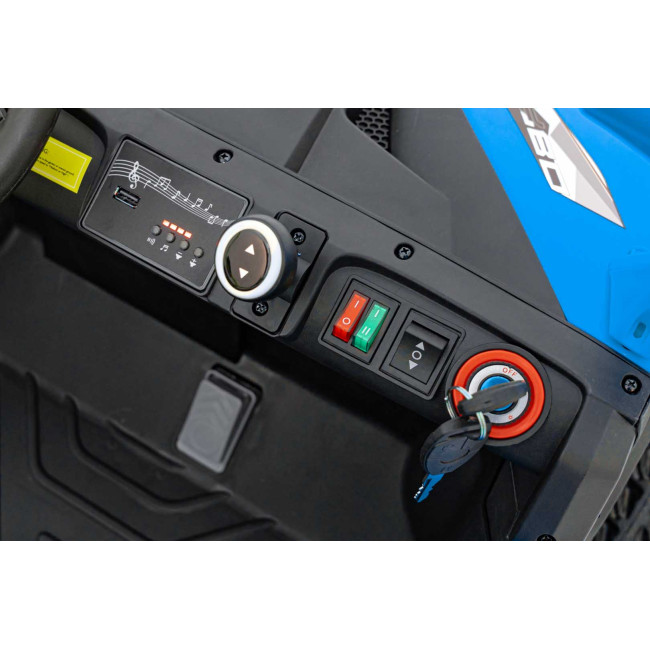Детская аккумуляторная машинка фермерская UTV Racing Blue